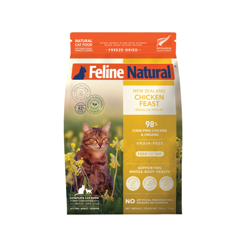 Feline Natural🐱Chicken Feast Freeze Dried Cat Food