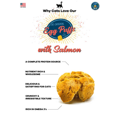 Wild Meadow🐱Egg Puffs Salmon 1oz