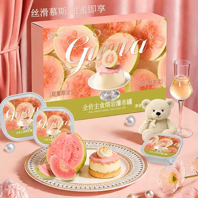 Niya🐱🐶Summer Limited Edition Guava Lava Pudding Waterfall Meal Wet Food 40g*6