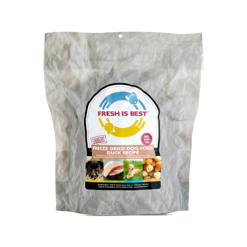 Fresh Is Best🐶Freeze Dried Duck Dog Food