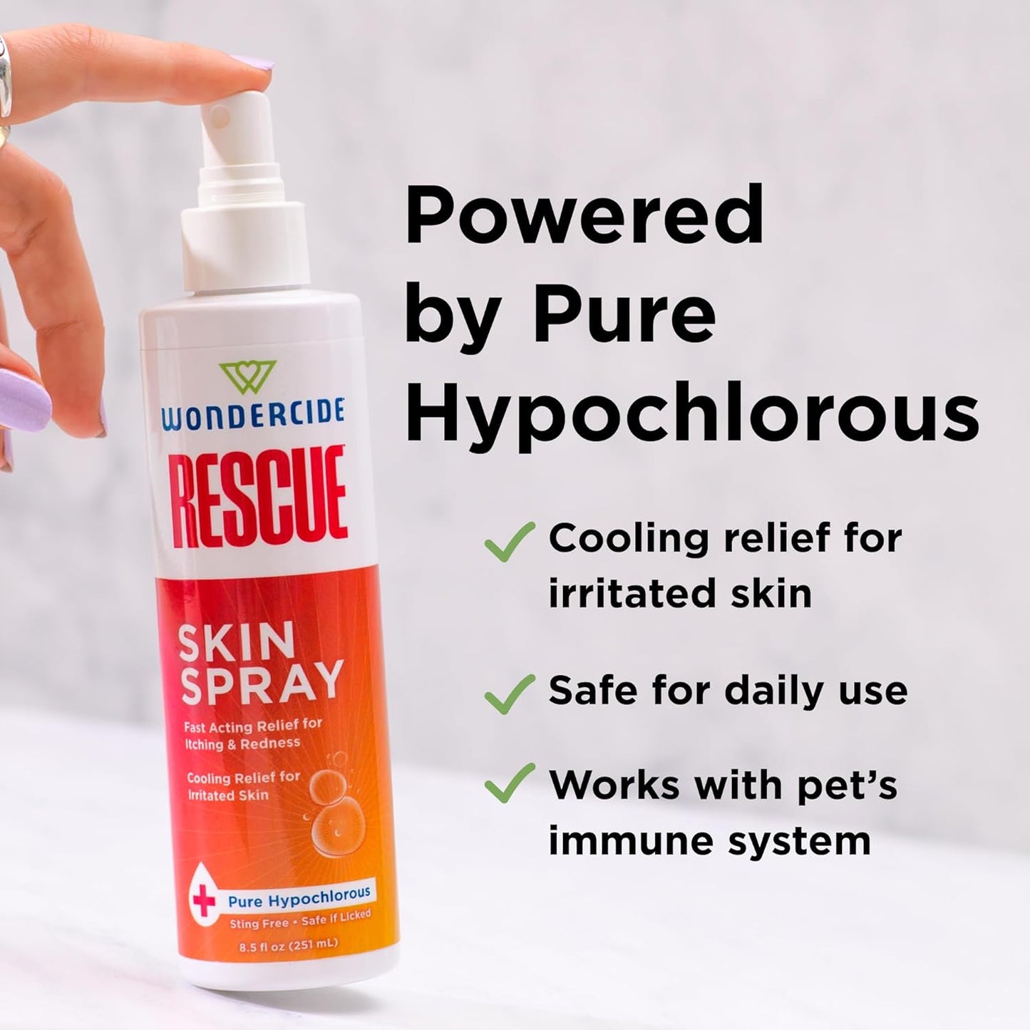 Wondercide🐱🐶RESCUE™ Skin Spray 8.5oz