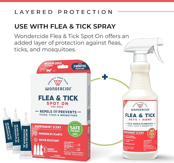Wondercide🐱🐶Flea & Tick Spot On With Natural Essential Oils6