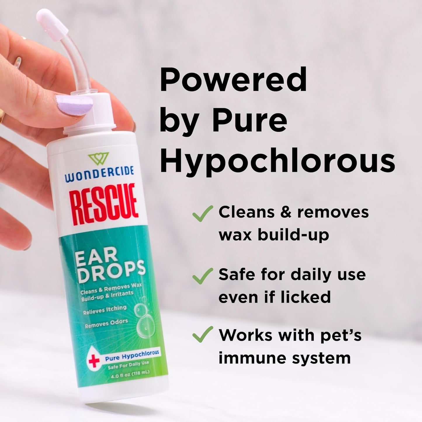 Wondercide🐱🐶RESCUE™ Ear Drops 4oz