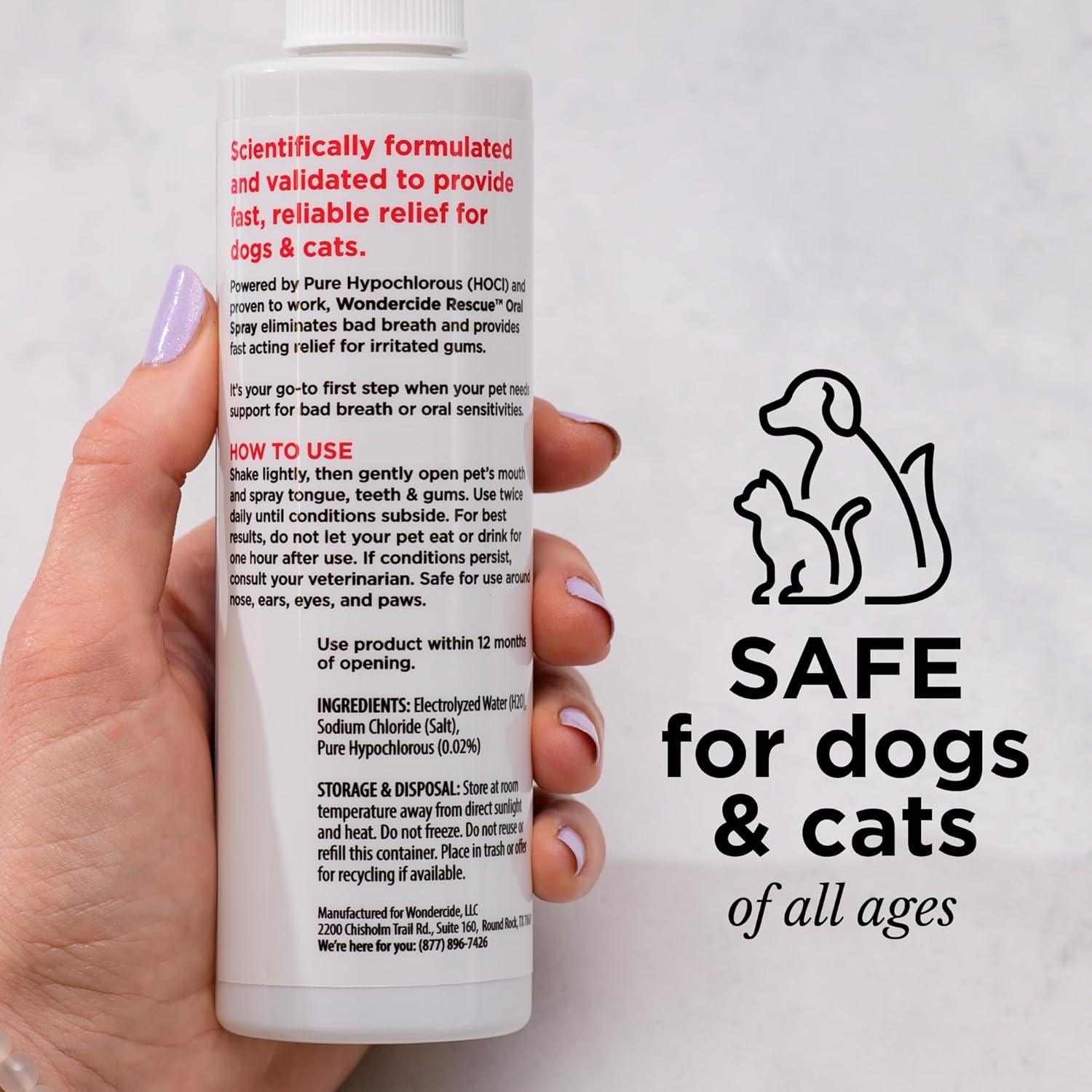 Wondercide🐱🐶RESCUE™ Oral Spray 8.5oz