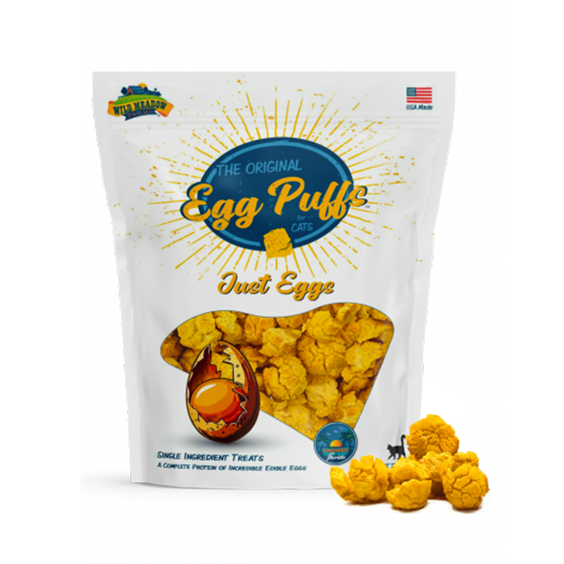 Wild Meadow🐱Egg Puffs Just Eggs 1oz