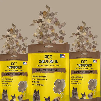 Pet Popcorn🐱🐶Freeze Dried Pork Tenderloin 2.5oz
