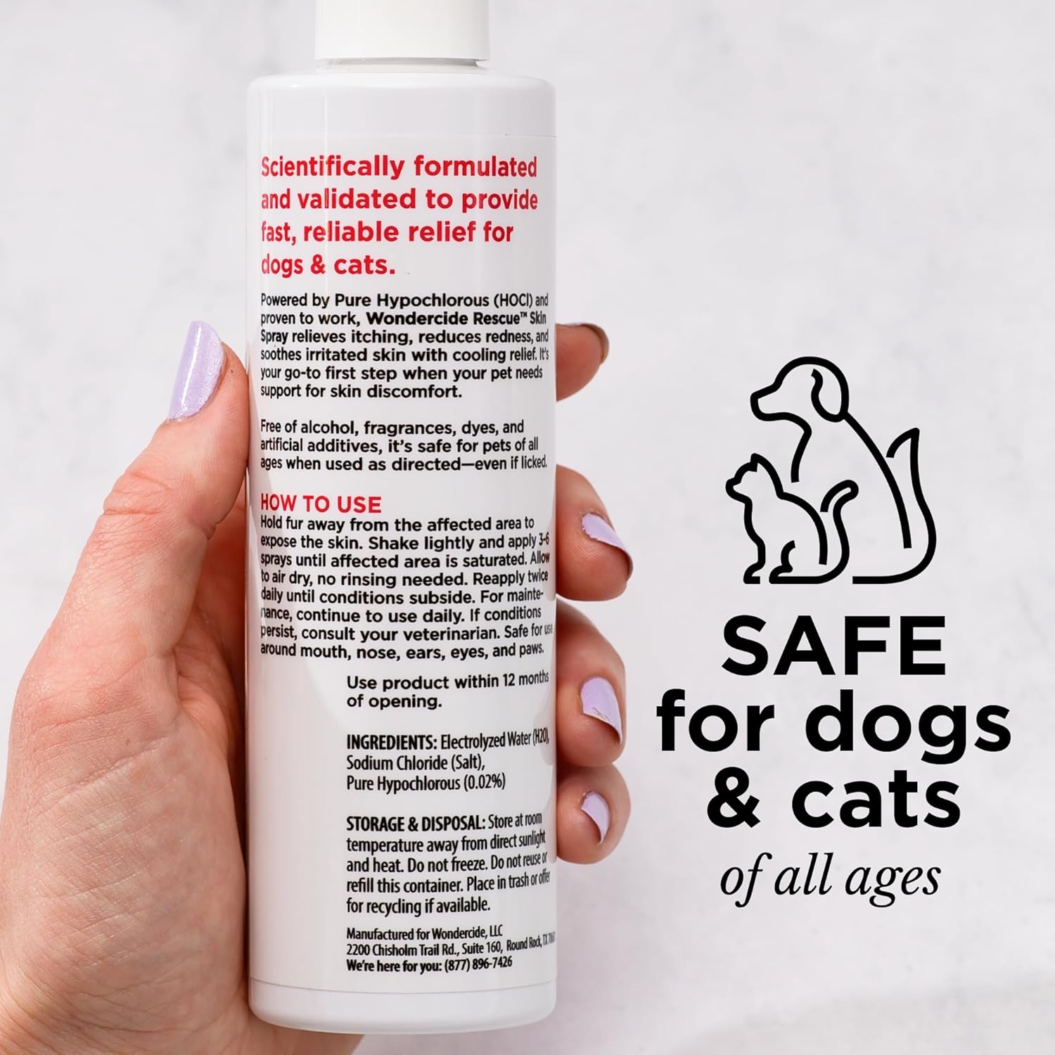 Wondercide🐱🐶RESCUE™ Skin Spray 8.5oz
