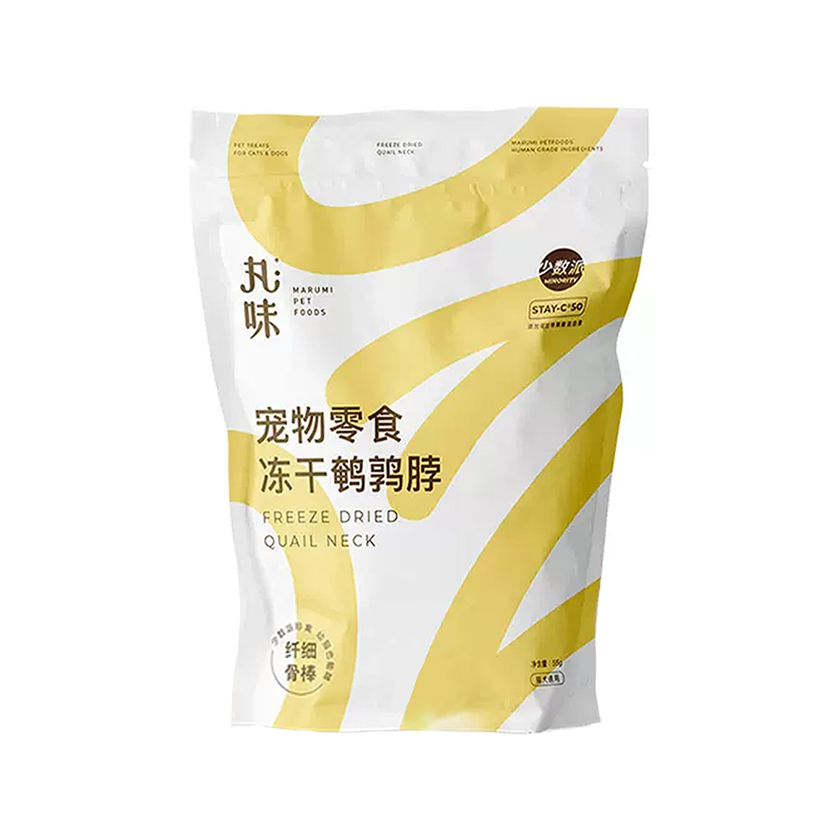 Marumi🐱🐶Freeze Dried Raw Quail Necks 55g