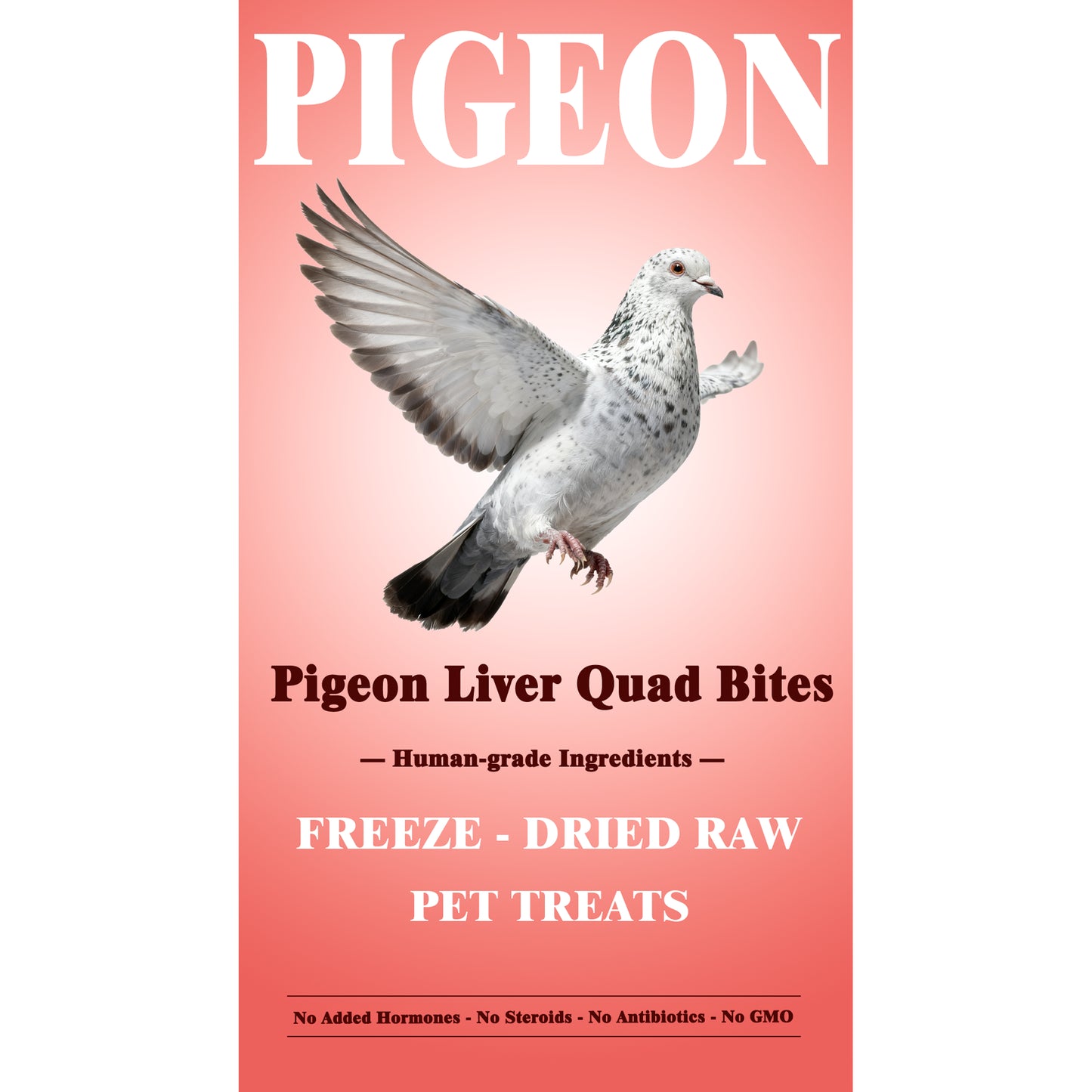 Fredy🐱🐶Freeze Dried Pigeon Liver Quad Bites 1.76oz
