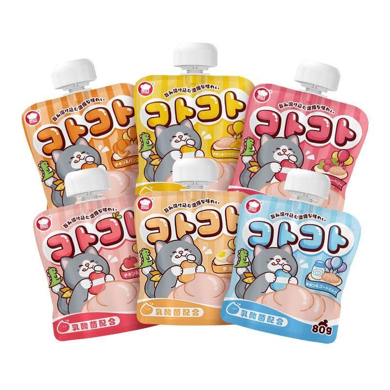 Hell‘s Kitchen🐱Squeezable Probiotic Gulu Puree 80g