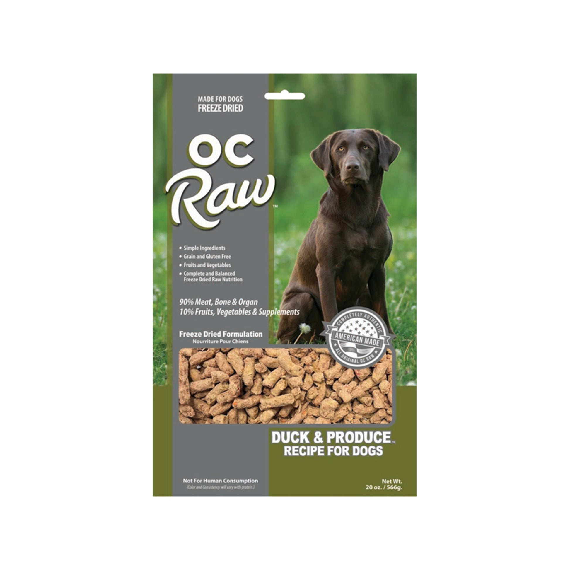 OC RAW🐶Duck Complete Freeze Dried Food