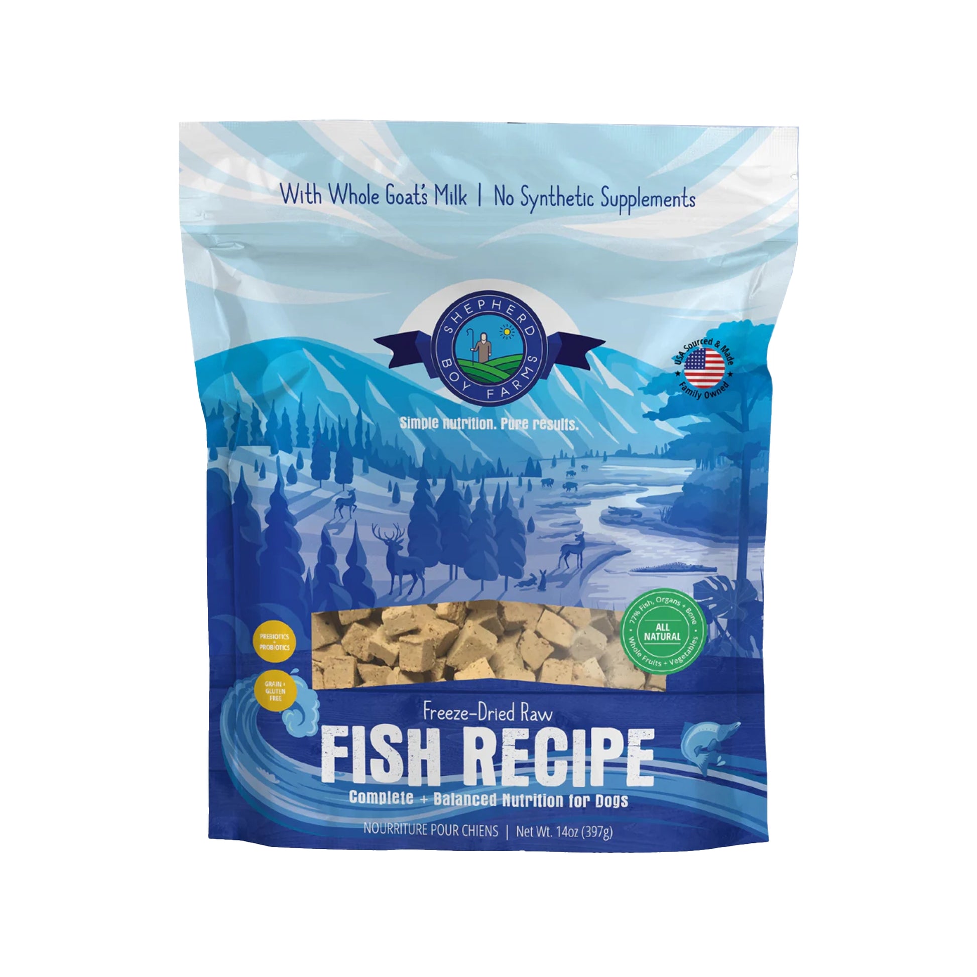 Shepherd Boy Farms🐱🐶Freeze-Dried Raw Food - Fish Medley