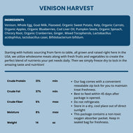 Shepherd Boy Farms🐱🐶Freeze-Dried Raw Food - Venison Harvest 14oz