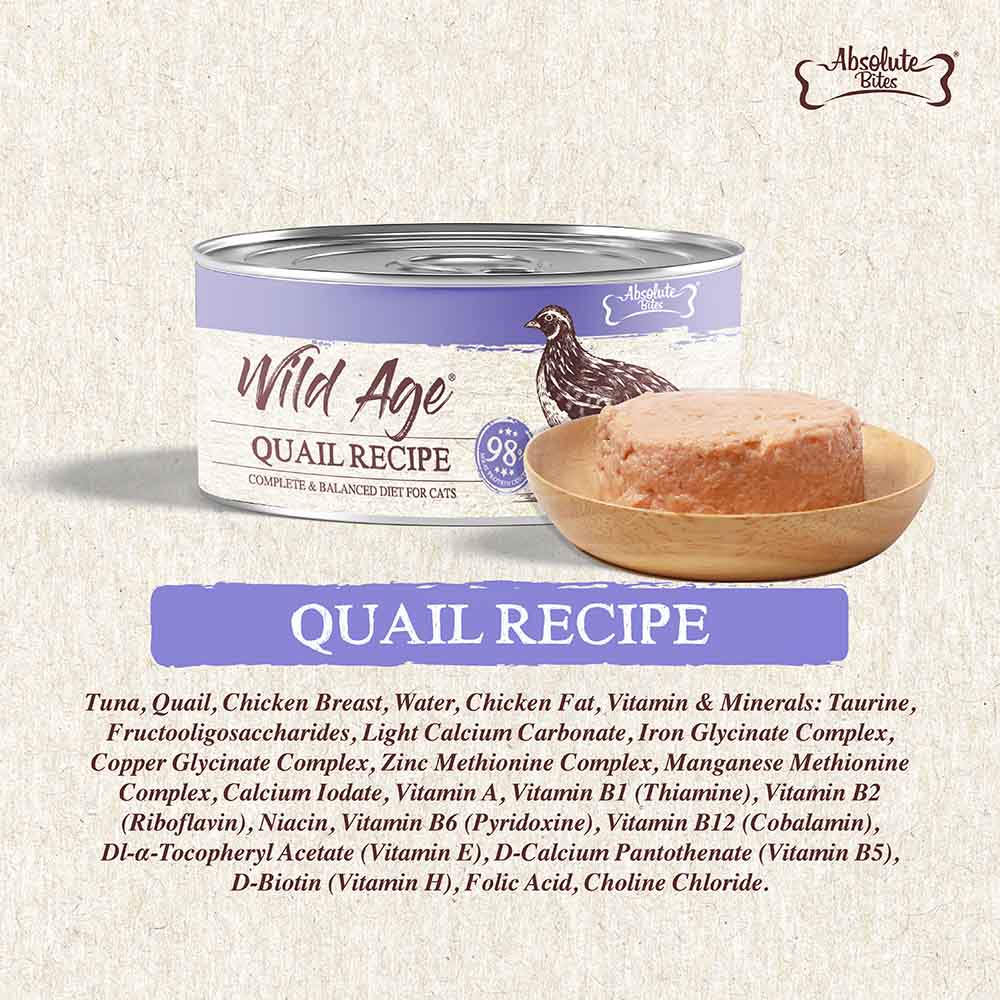 Absolute Bites🐱Wild Age Complete Wet Food 80g