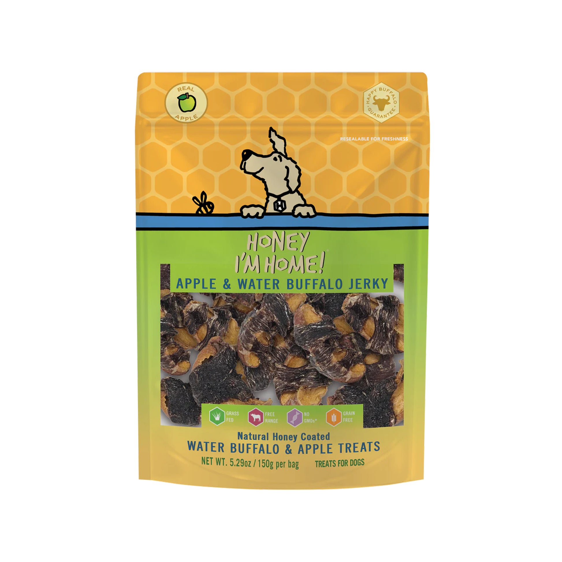 Honey I'm Home🐶Honey Coated Buffalo Apple Jerky 5.29oz