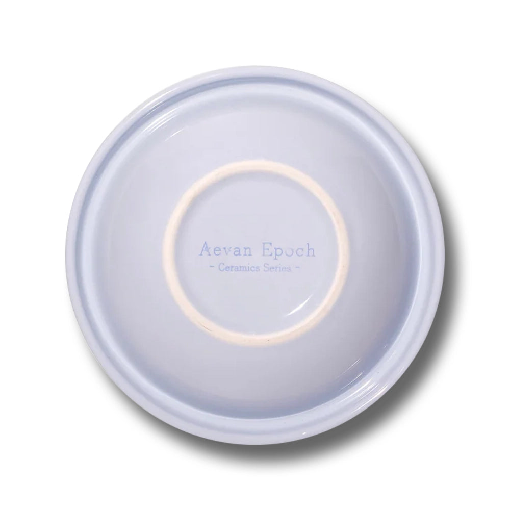 Aevan Epoch🐱🐶Premium Handcrafted Ceramic Bowl - Glossy Baby Blue