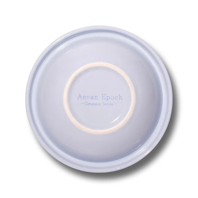Aevan Epoch🐱🐶Premium Handcrafted Ceramic Bowl - Glossy Baby Blue