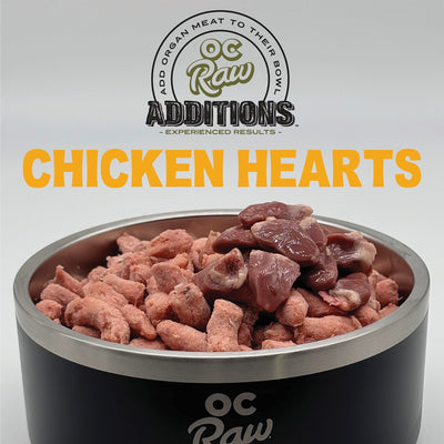 OC RAW🐱🐶Raw Frozen Box - Chicken Heart 2lb