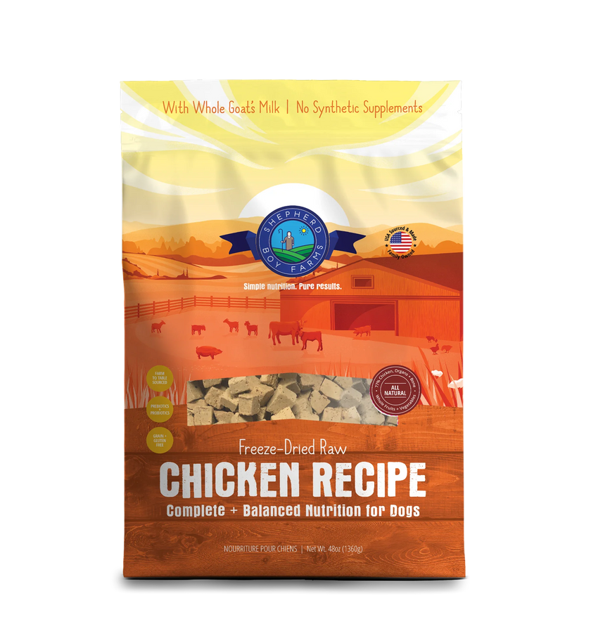 Shepherd Boy Farms🐱🐶Freeze-Dried Raw Food - Chicken Bliss