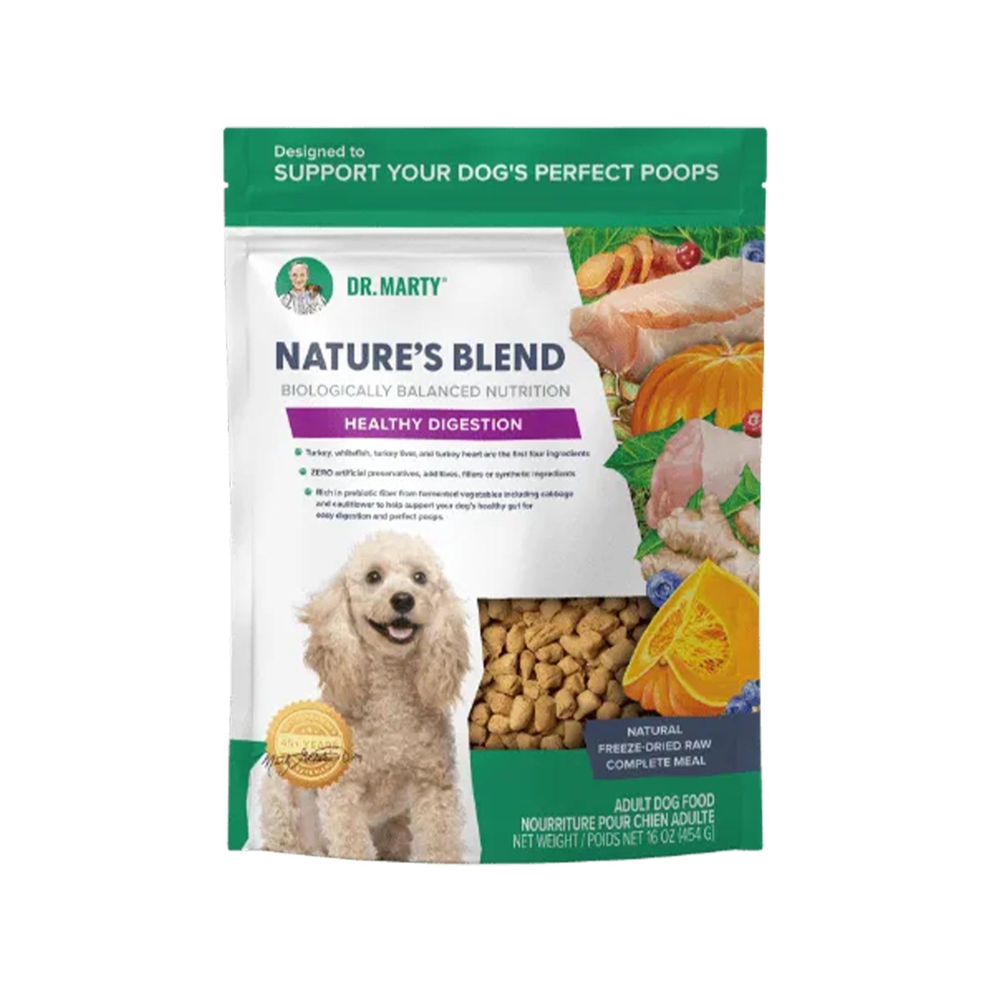 Dr.Marty🐶Nature's Blend Healthy Digestion Freeze Dried Raw Food