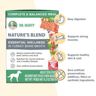 Dr.Marty🐶Nature's Blend Essential Wellness in Turkey Bone Broth Wet Food