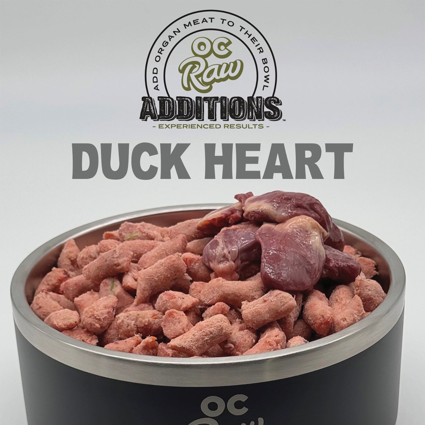 OC RAW🐱🐶Raw Frozen Box - Duck Heart 2lb