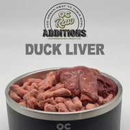 OC RAW🐱🐶Raw Frozen Box - Duck Liver 2lb
