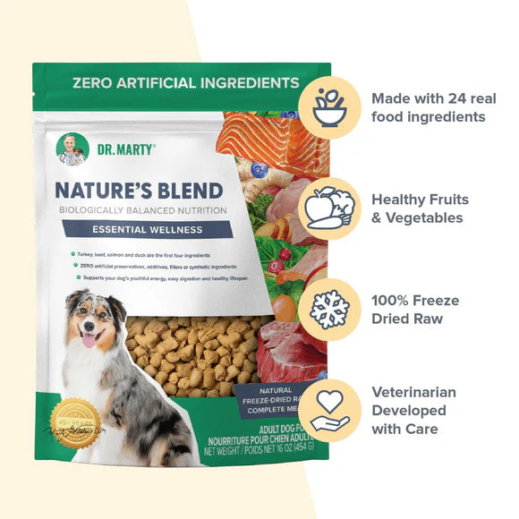 Dr.Marty🐶Nature's Blend Essential Wellness Freeze Dried Raw Food