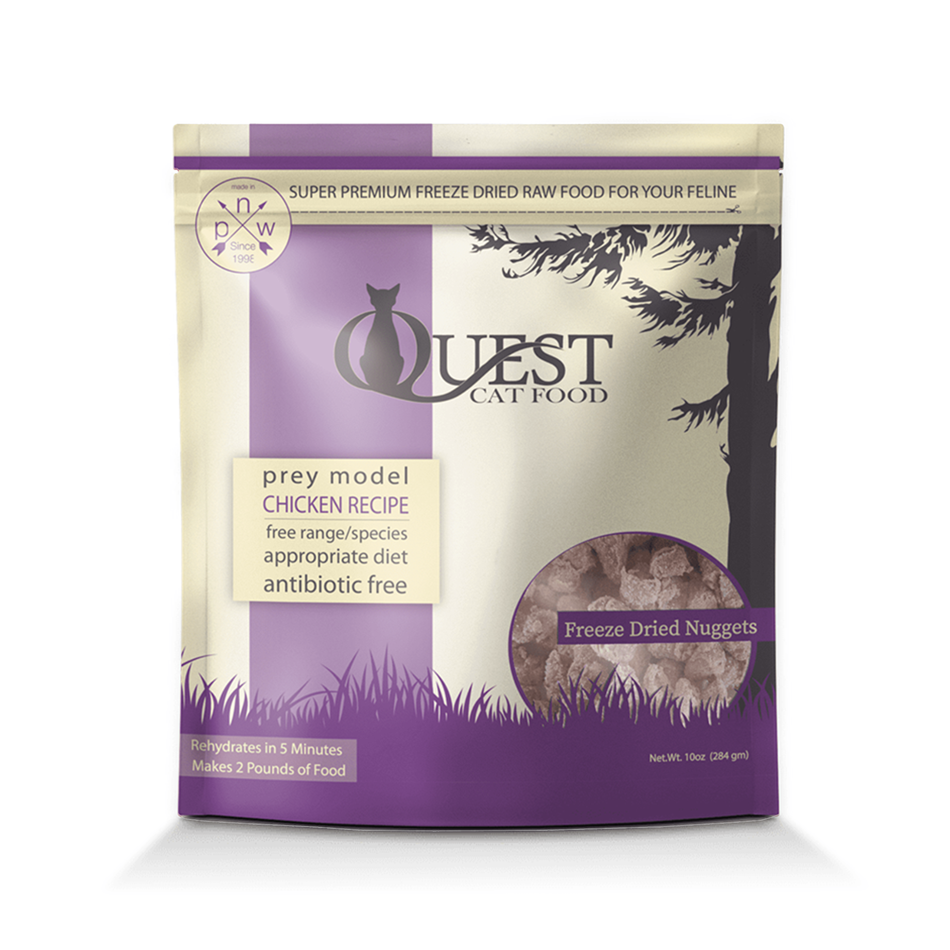 Steve's🐱Quest Freeze Dried Nuggets - Chicken  10oz