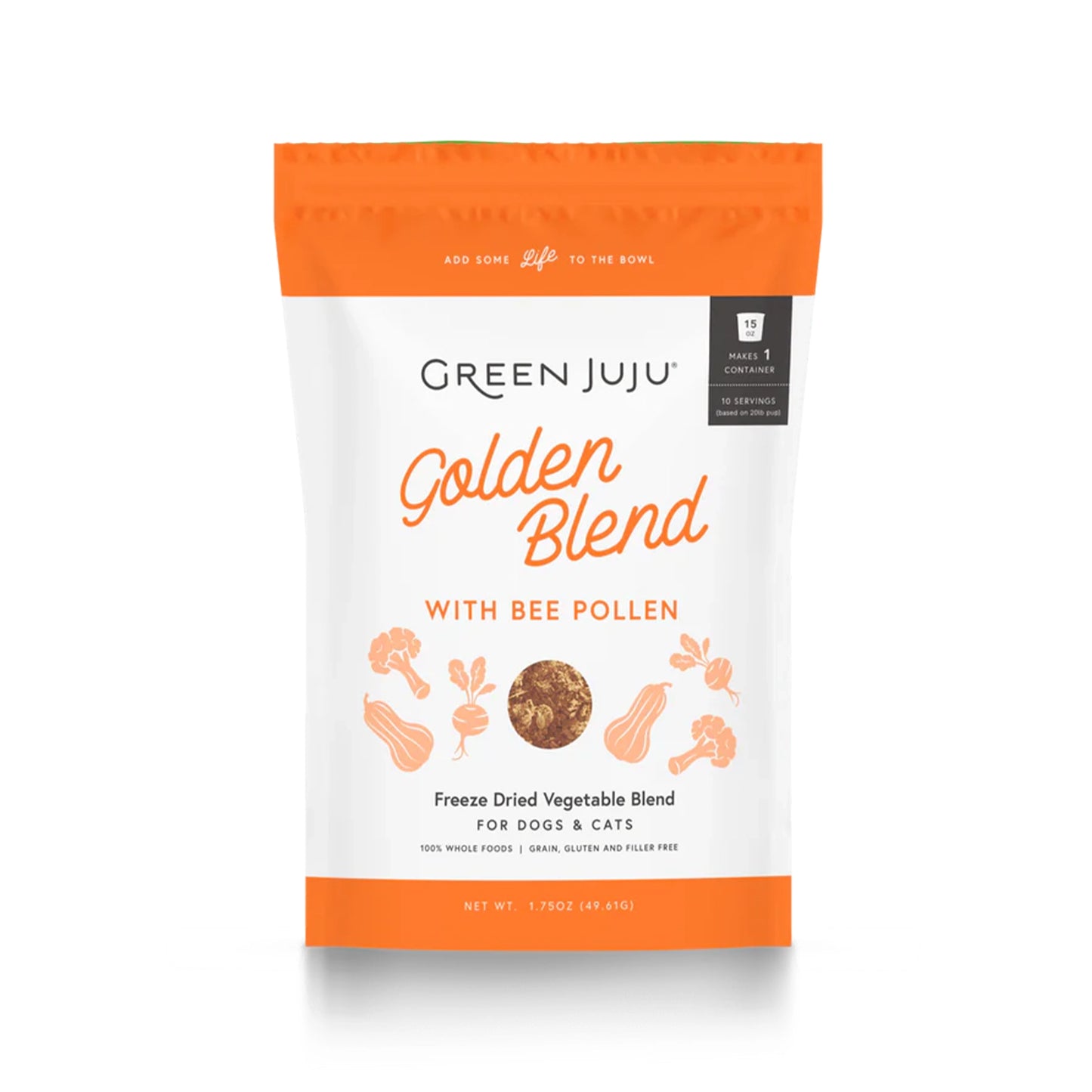 Green JuJu🐶Freeze Dried Golden Blend With Bee Pollen