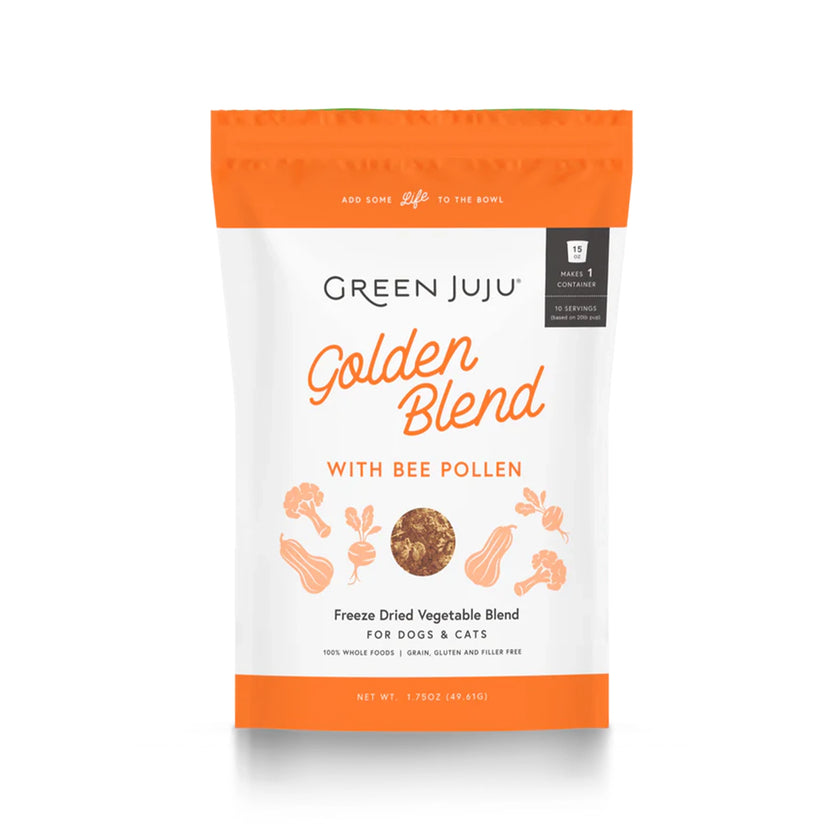 Green JuJu🐶Freeze Dried Golden Blend With Bee Pollen