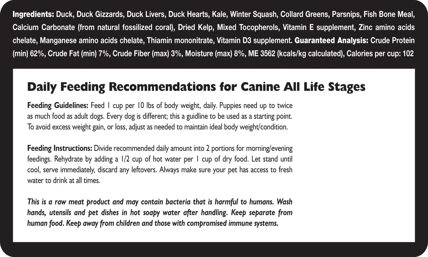 Fresh Is Best🐶Freeze Dried Duck Dog Food