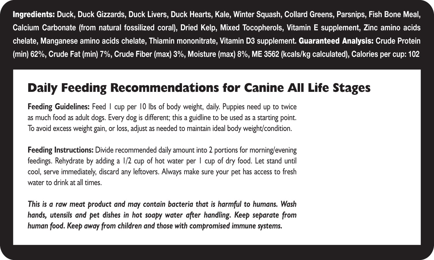 Fresh Is Best🐶Freeze Dried Duck Dog Food