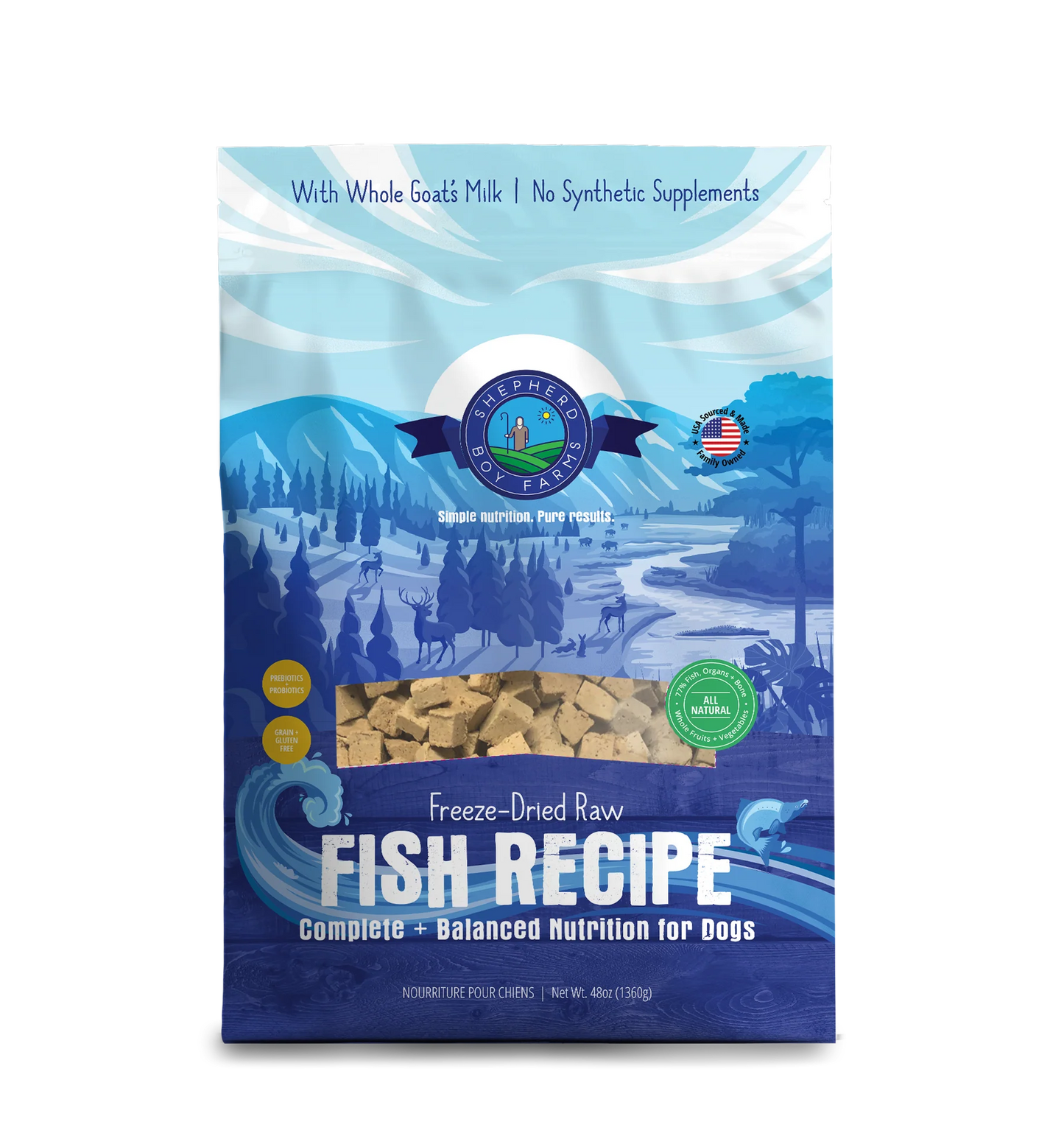 Shepherd Boy Farms🐱🐶Freeze-Dried Raw Food - Fish Medley