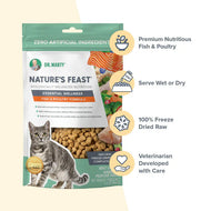 Dr.Marty🐱Nature's Feast Freeze Dried Essential Wellness Fish & Poultry 12oz