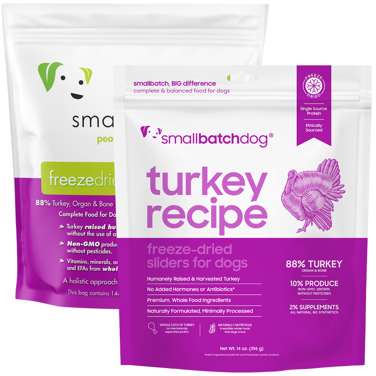 Smallbatch🐶Freeze Dried Sliders - Turkey