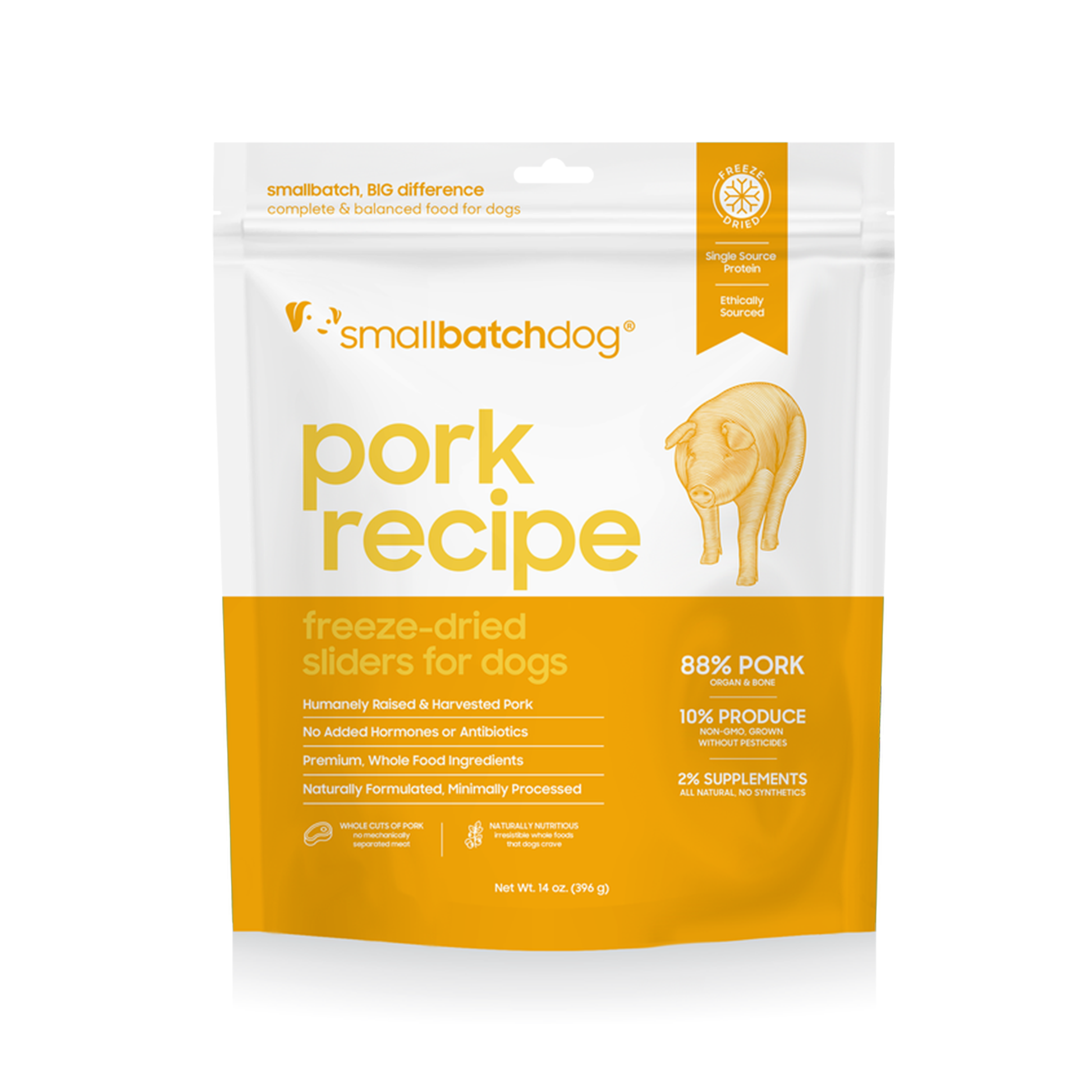 Smallbatch🐶Freeze Dried Sliders - Pork 14oz