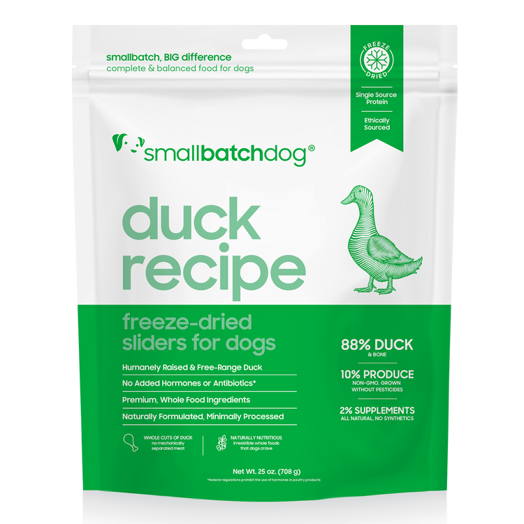 Smallbatch🐶Freeze Dried Sliders - Duck