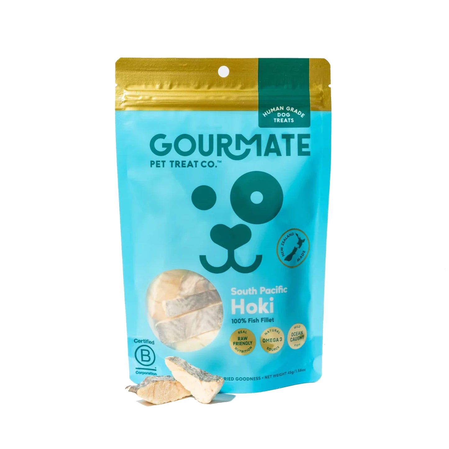 Gourmate🐱🐶Freeze Dried South Pacific Hoki 1.6oz