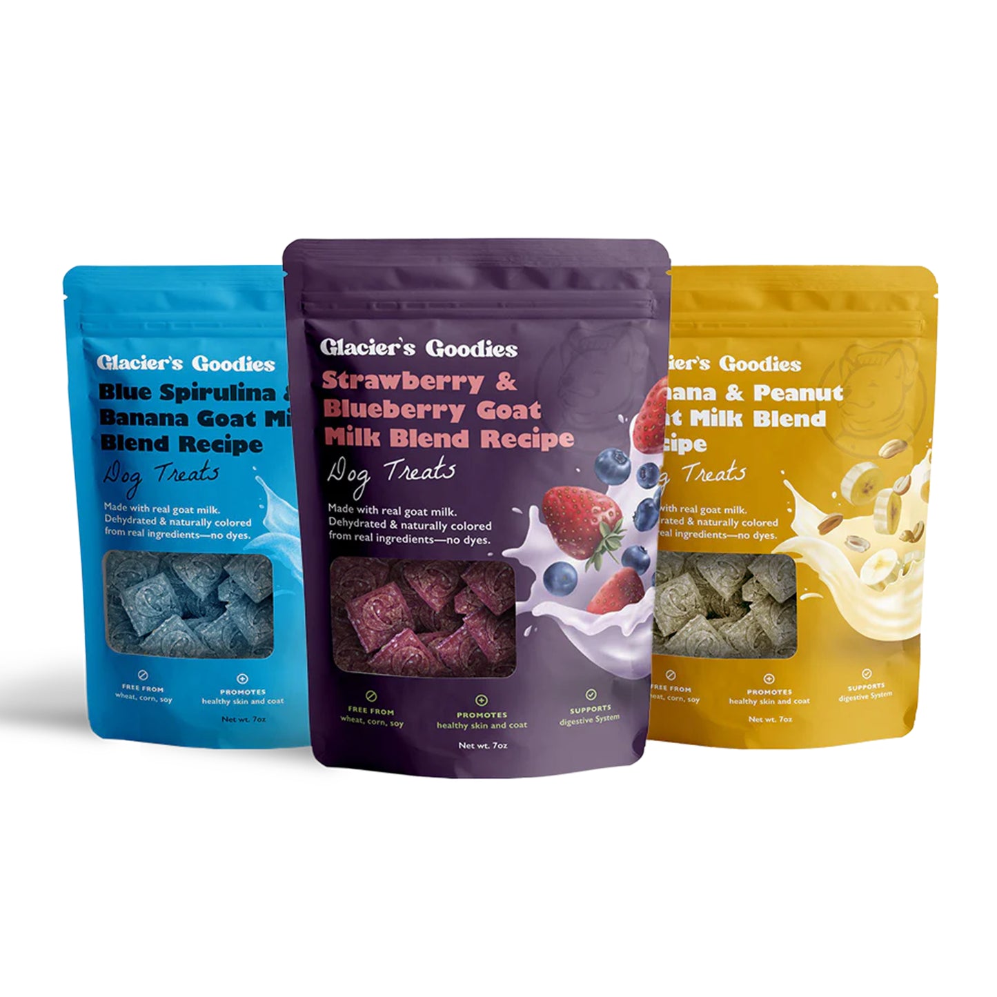 Glacier's Goodies🐶Digestive Friendly Goat Milk Treats 7oz