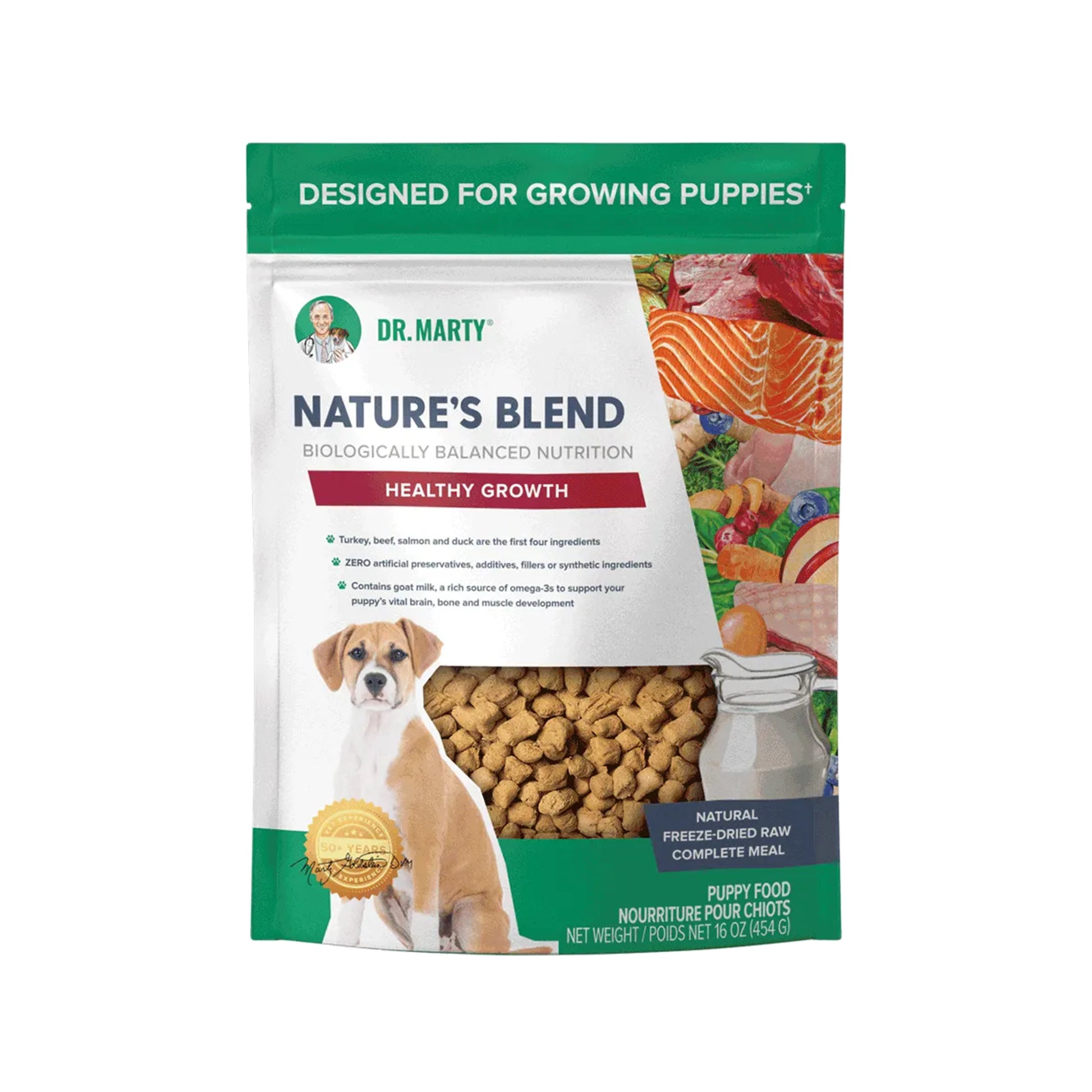 Dr.Marty🐶Nature's Blend Healthy Growth Freeze Dried Raw Food