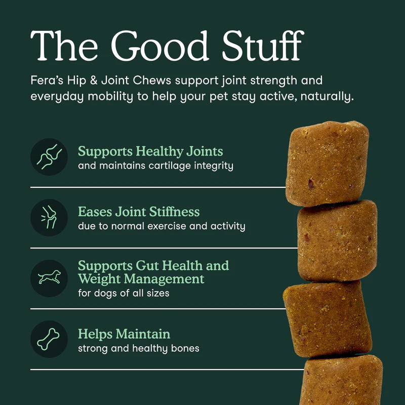 Fera Pets🐶Hip + Joint Support Soft Chews 11.1oz