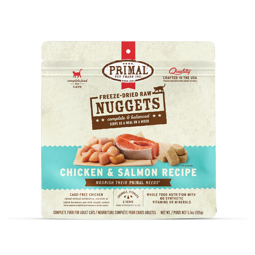 Primal🐱Freeze Dried Raw Nuggets Food 14oz