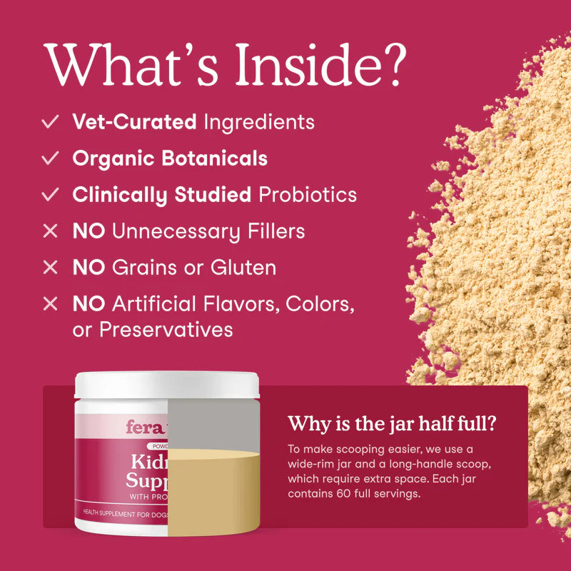 Fera Pets🐶Kidney Support for Dogs 60g