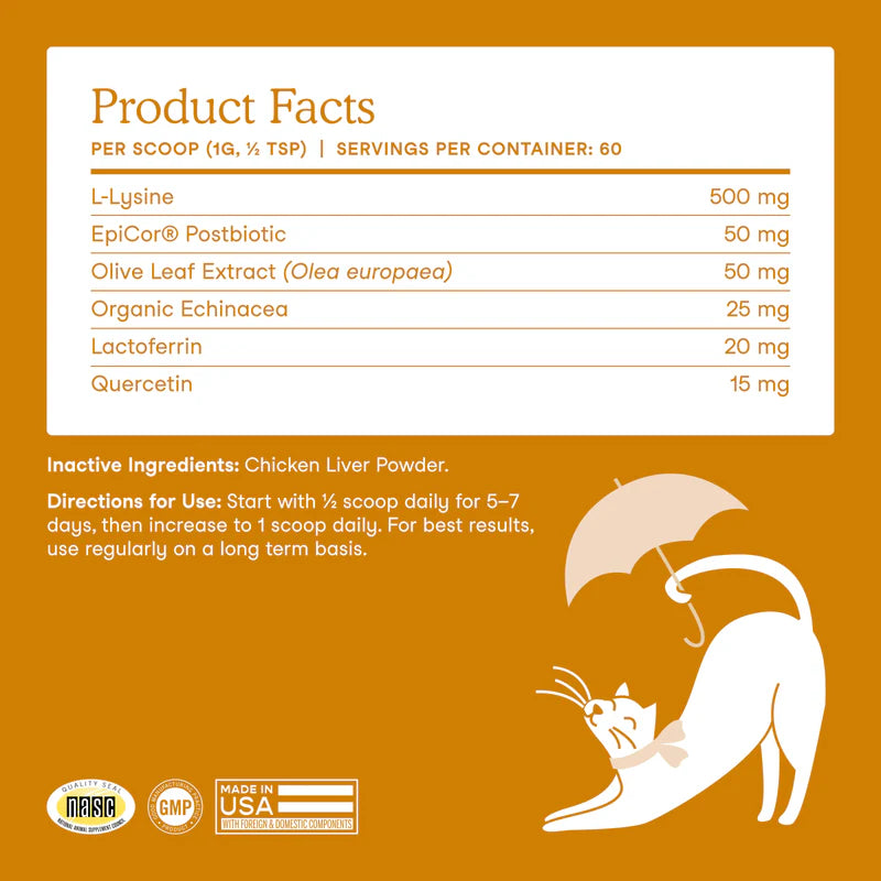 Fera Pets🐱L-Lysine Immune Support for Cats 60g