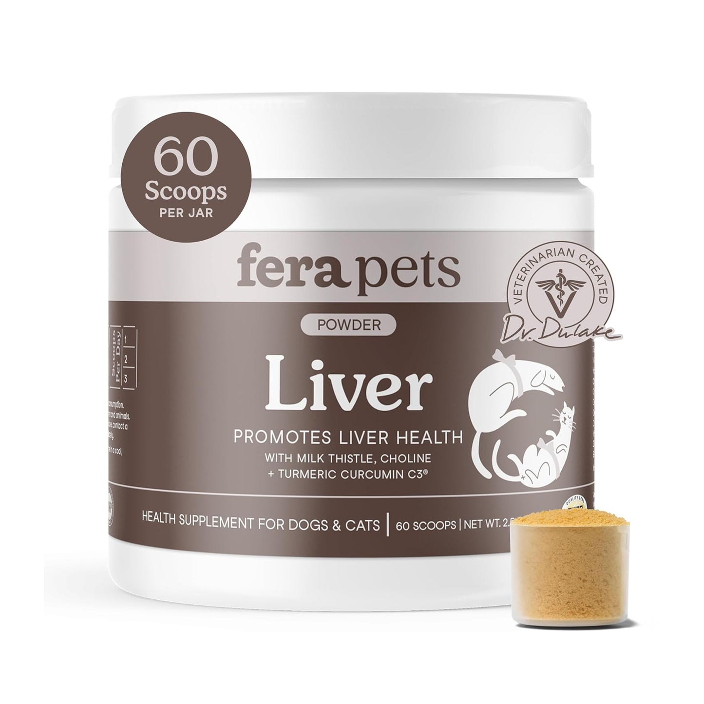 Fera Pets🐱🐶Liver Support 72g
