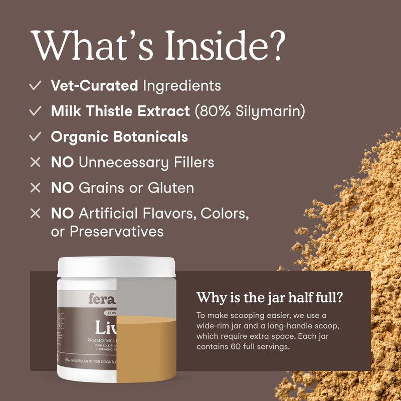 Fera Pets🐱🐶Liver Support 72g