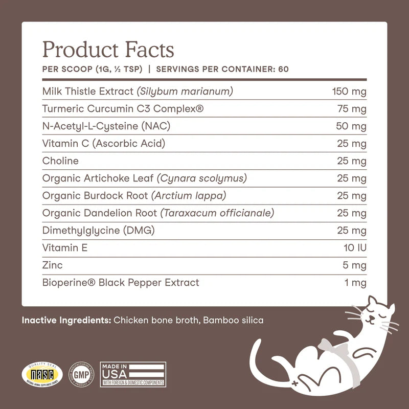 Fera Pets🐱🐶Liver Support 72g