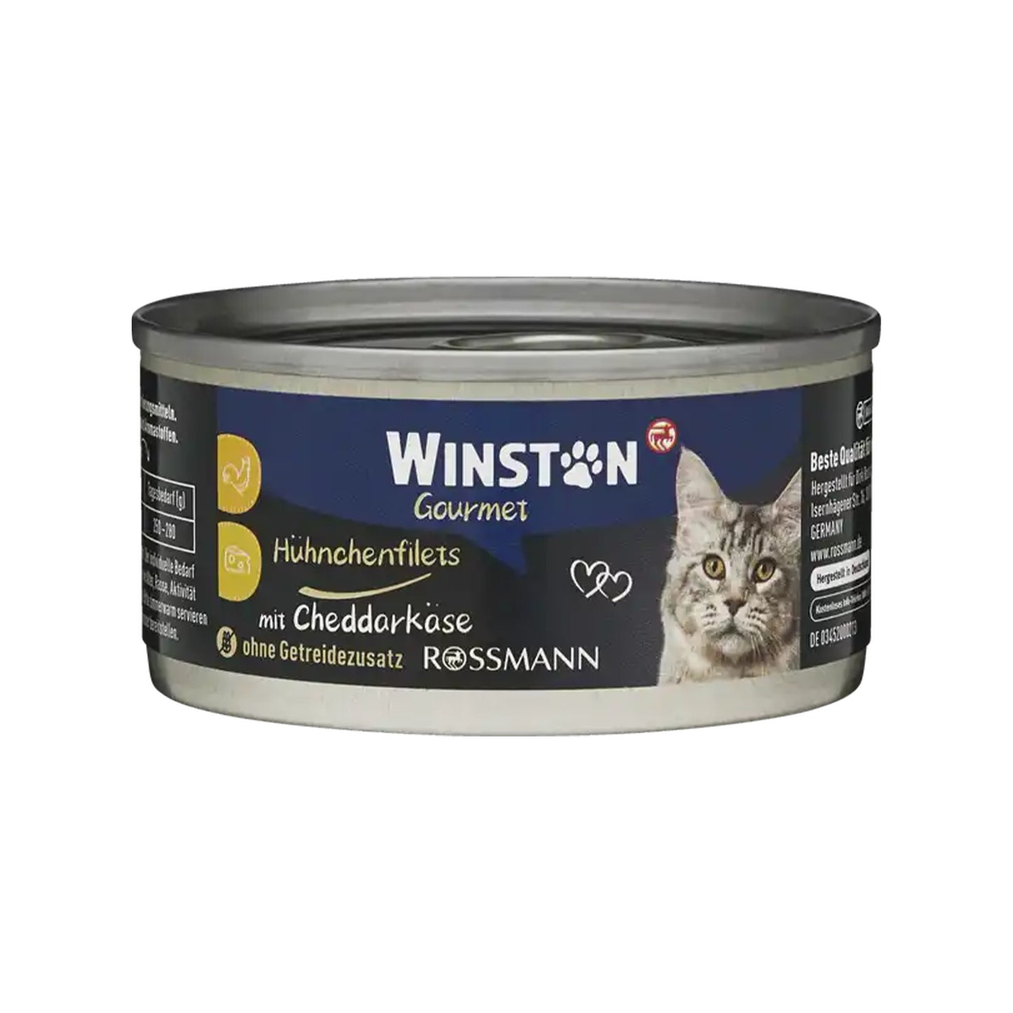 Winston🐱Premium Chicken Tenders & Cheddar Cheese Wet Food 70g