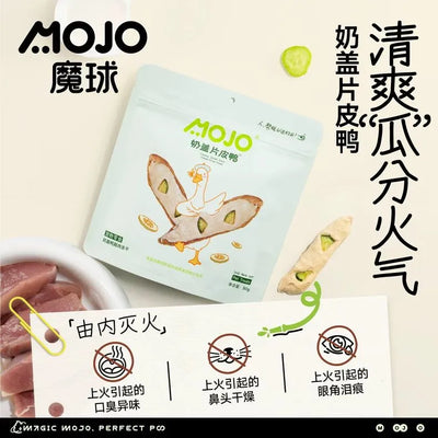 MOJO🐱🐶Freeze Dried Creamy Coated Cucumber & Duck Sliced 50g